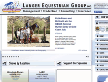 Tablet Screenshot of langershows.com